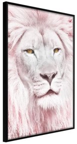 Poster  Dreamy Lion  Cornice Quadri Cornice nera, Larghezza x Altezza Home decor 20x30