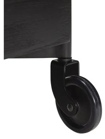 Carrello in legno di frassino su ruote 42x37 cm Fresh - Hübsch