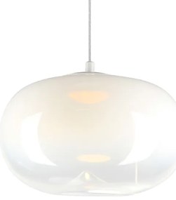 Lampadario LED a sospensione con filo VASO LED/4W/230V diametro 18 cm bianco