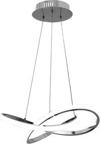 Lampada Da Soffitto Pensile Ring Moderno LED+Telecomando APP389-CP Bianco