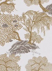 Isidore Leroy Carta da parati Jardin d'Asie - Chamois