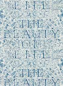 Morris & Co Carta da parati The Beauty of Life - Indigo