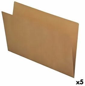 Set di sottocartelle FADE Kraft Eco Marrone A4 50 Pezzi (5 Unità)