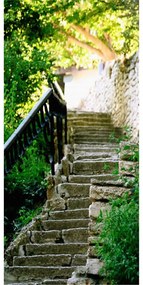 Fotomurale per porta Stony Stairs