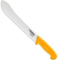 Coltello Scimitarra Lama 30 cm Bufalo Macello S116/30 Manico Giallo