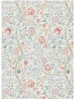 Morris & Co Carta da parati Mary Isobel - Pink/ Ivory