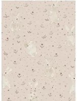 Rebel Walls Carta da parati Bunny Field - Pink