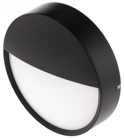 BRUMBERG Eye applique LED da esterni, metà, nero