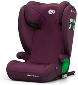 KINDERKRAFT - Seggiolino auto JUNIOR FIX 2 (100-150 cm) Cherry pearl