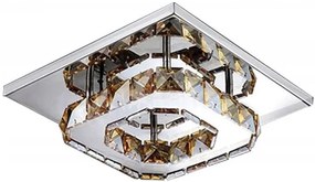 Lampada Da Soffitto Cristallo Plafoniere LED 8W Quadrato APP405-C