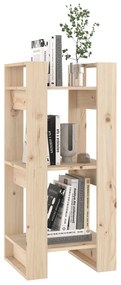 Libreria/divisorio 41x35x91 cm in legno massello di pino