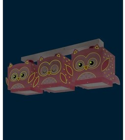 Dalber 64483 - Plafoniera per bambini LITTLE FRIENDS 3xE27/15W/230V