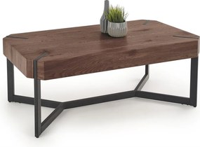 Tavolini da caffè Lavida in noce/nero - L110 cm