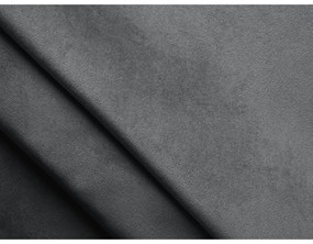 Divano grigio con rivestimento in velluto 202 cm Nalu – Makamii