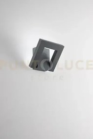 Applique in alluminio antracite opaco leva led 12w 3000k 4000k cri?...