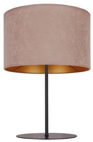Duolla - Lampada da tavolo ROLLER 1xE14/15W/230V diametro 20 cm beige/oro