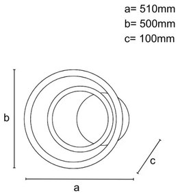 Plafoniera da soffitto dimmerabile a LED/55W/230V 3000-6500K + telecomando