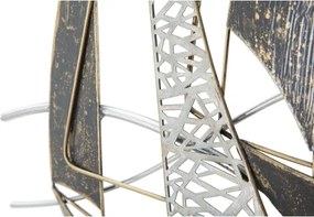 Pannello decorativo in ferro con trama barche 91x2,5x55,9 cm Veliero