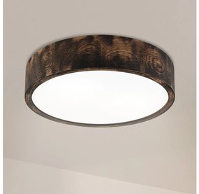 Brilagi - Plafoniera LED CARVALHO SMOKEY LED/36W/230V rovere, diam. 37,5 cm