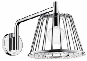 Soffione doccia con illuminazione a parete Cromo Hansgrohe Nendo 26031000