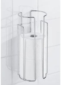 WENKO 16825100 - Portarotolo per carta igienica MILANO 13,5x32 cm cromo lucido