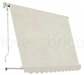 Tenda Da Sole Sangiorgio 250x250 A Caduta Senza Cassonetto Con Braccetti Telo Beige