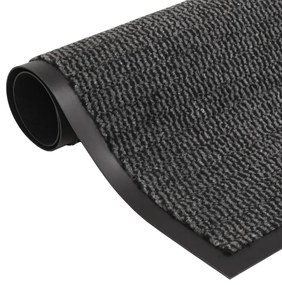Tappeto Antipolvere Trapuntato Rettangolare 120x180cm Antracite /