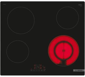 Bosch - Vitro Tabella 60 cm PKF611BB8E - Tipo di comando: nella parte anteriore - design: senza fotogramma - doppia zona - nero