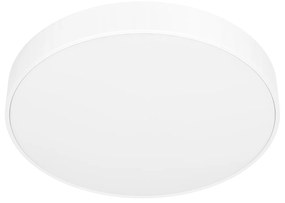 Plafoniera Contemporanea Zubieta A Acciaio Bianco Led Integrato 14,6W 2700 6500K