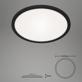 Briloner 7168-015 - Plafoniera LED dimmerabile PIATTO LED/22W/230V nero + +TC