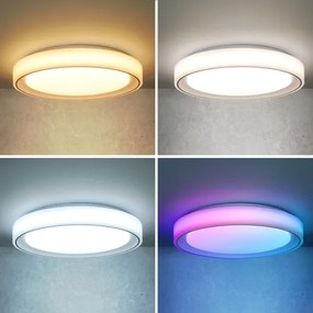 Brilagi-LED RGB Lampada dimmerabile FLOCO LED/30W/230V Wi-Fi Tuya + LED/6W + telecomando