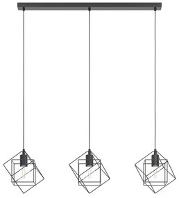 Eglo 43361 - Lampadario a sospensione con filo STRAITON 3xE27/60W/230V
