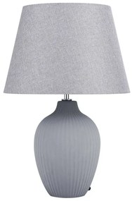 Lampada da tavolo ceramica grigio 52 cm FERGUS Beliani