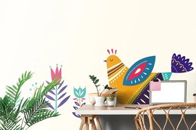 Carta da parati – Natura con tocco folcloristico