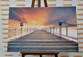 Stampa su tela – Passeggiata di legno