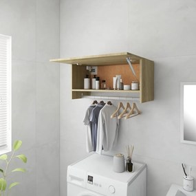 Armadio Rovere Sonoma 70x32,5x35 Cm İn Legno Multistrato /