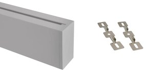 Plafoniera Lineare Alluminio da soffitto per Striscia LED 1 e 2 metri Variante Lunghezza 1 Metro