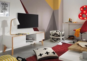 Kave Home - Scrivania rettangolare Talbot 120 x 60 cm bianco