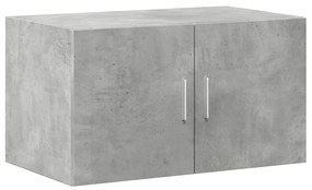 Mobile a parete grigio cemento 70x42,5x40 cm legno multistrato