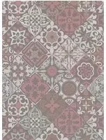 Osborne & Little Carta da parati Cervo - Brick Red/ Gold/ Gilver