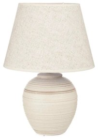 Lampada da tavolo 40 W Onde Beige Ceramica 33 x 45 x 33 cm (4 Unità)