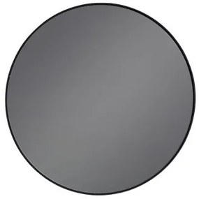 Specchio da parete 50 x 1,5 x 50 cm Cristallo Grigio Metallo