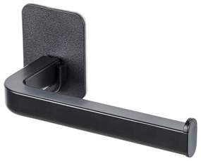 Porta carta igienica senza foratura nero opaco in plastica Parma – Allstar