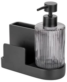 WENKO 54654100 - Organizer PINA 16x17 cm nero