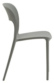 Set di sedie SOUTH BEACH in polipropilene grigio