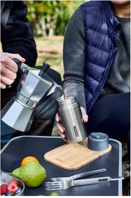 Tazza termica argentata in acciaio inox 340 ml – Black + Blum