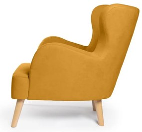 Poltrona ear in colore senape Noemye - Bonami Essentials