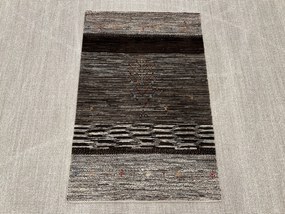 Loribaft Tappeto 80 x 120 Grigio (Iran) Annodato A Mano