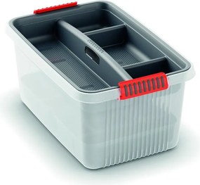 Divisore per organizer grigio in plastica 54,5x36x8,5 cm K Latch Box – KIS