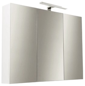 Specchio Contenitore 80x60 Due Ante Con Illuminazione Led Savini "Specchiere"